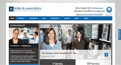 Desktop Screenshot of nimsassociates.com